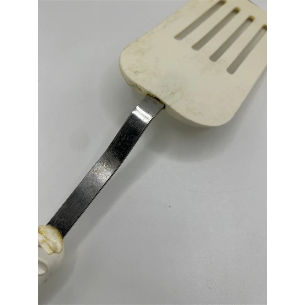 Vintage Bonny Slotted Spatula Flipper Turner Utensil Plastic Nylon USA